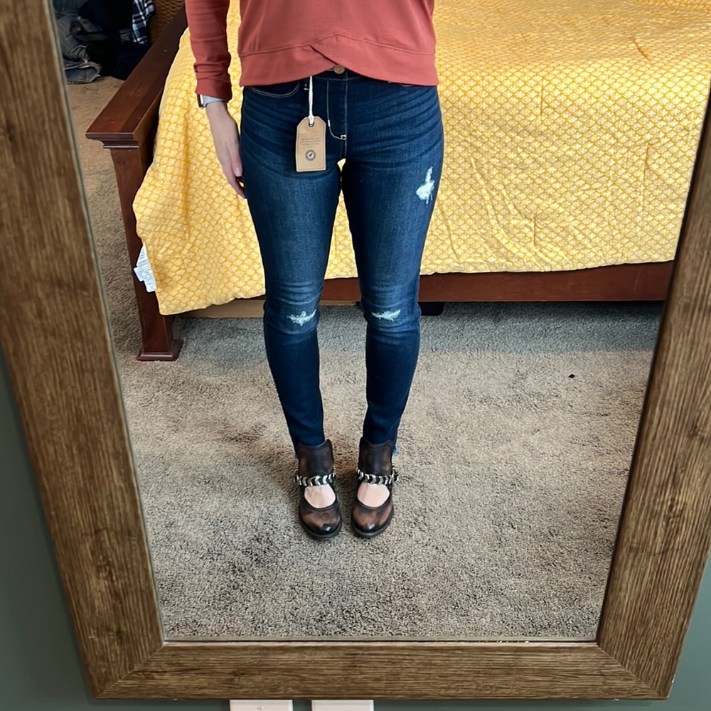 abercrombie girls pull on jean leggings